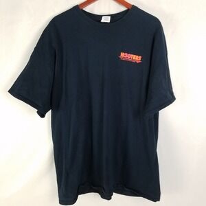 Hooters Gulfport MS T Shirt Mens 2XL Black Restaurant Promo‎ H3OTERS 30 Years